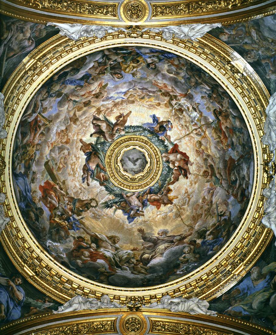 The Trinity in Glory by CORTONA, Pietro da