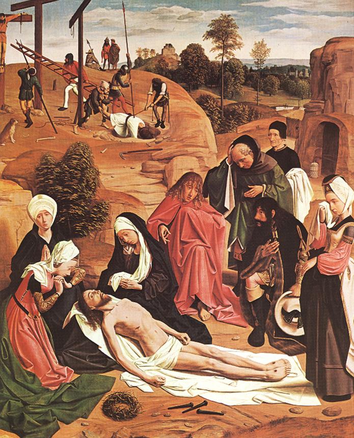 Lamentation over the Dead Christ by