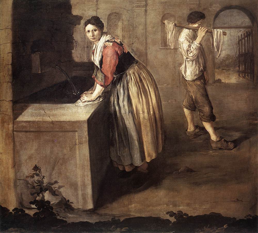 The Laundress by CERUTI, Giacomo