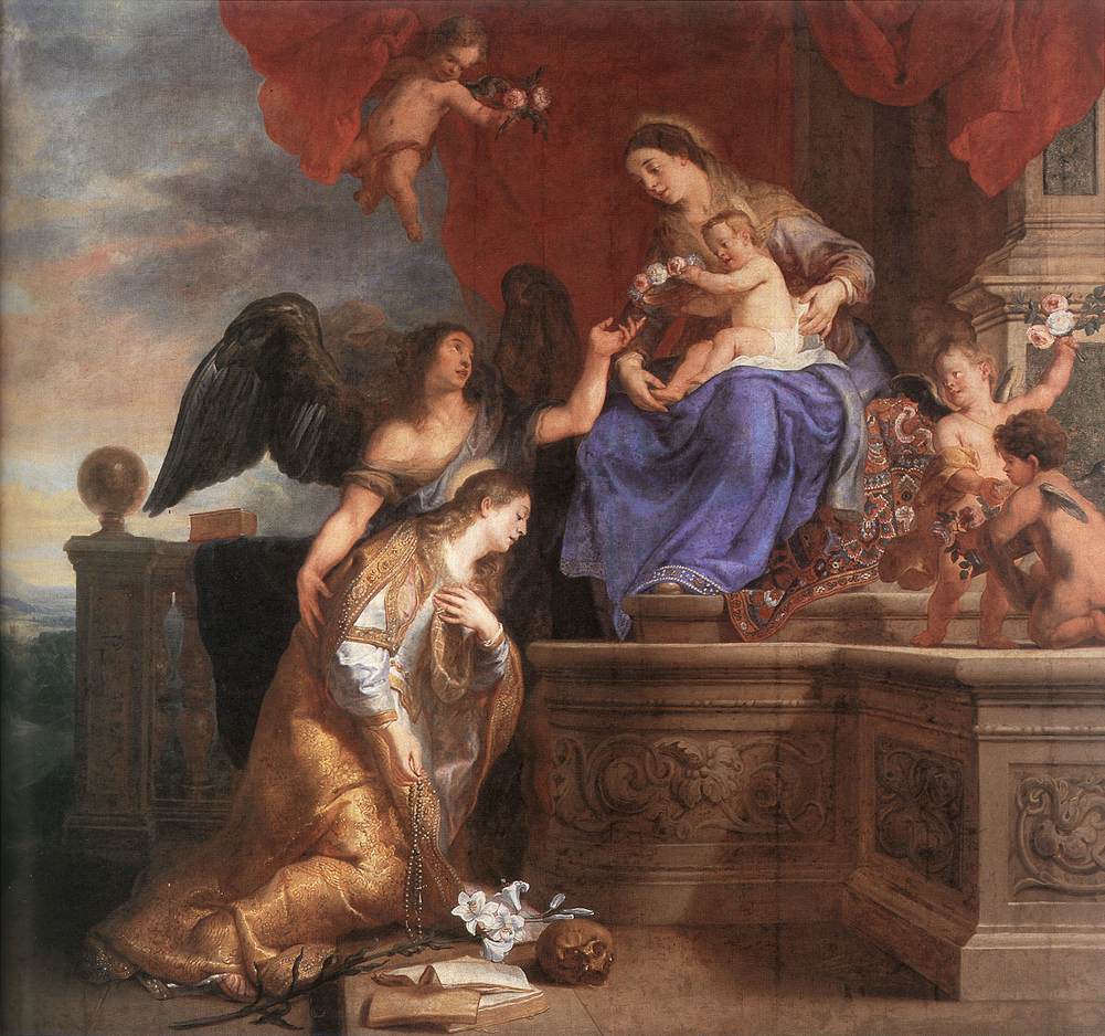 The Coronation of St Rosalie by CRAYER, Gaspard de