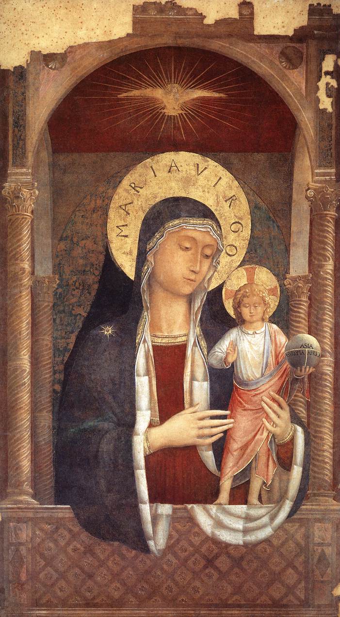 Madonna and Child Giving Blessings by GOZZOLI, Benozzo