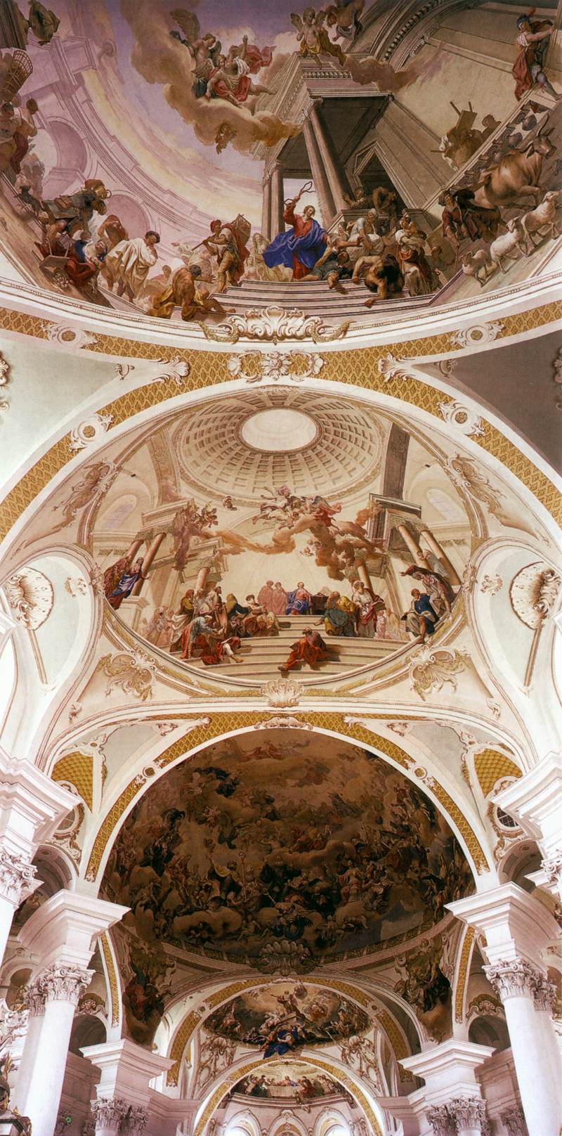 Ceiling frescoes by KNOLLER, Martin