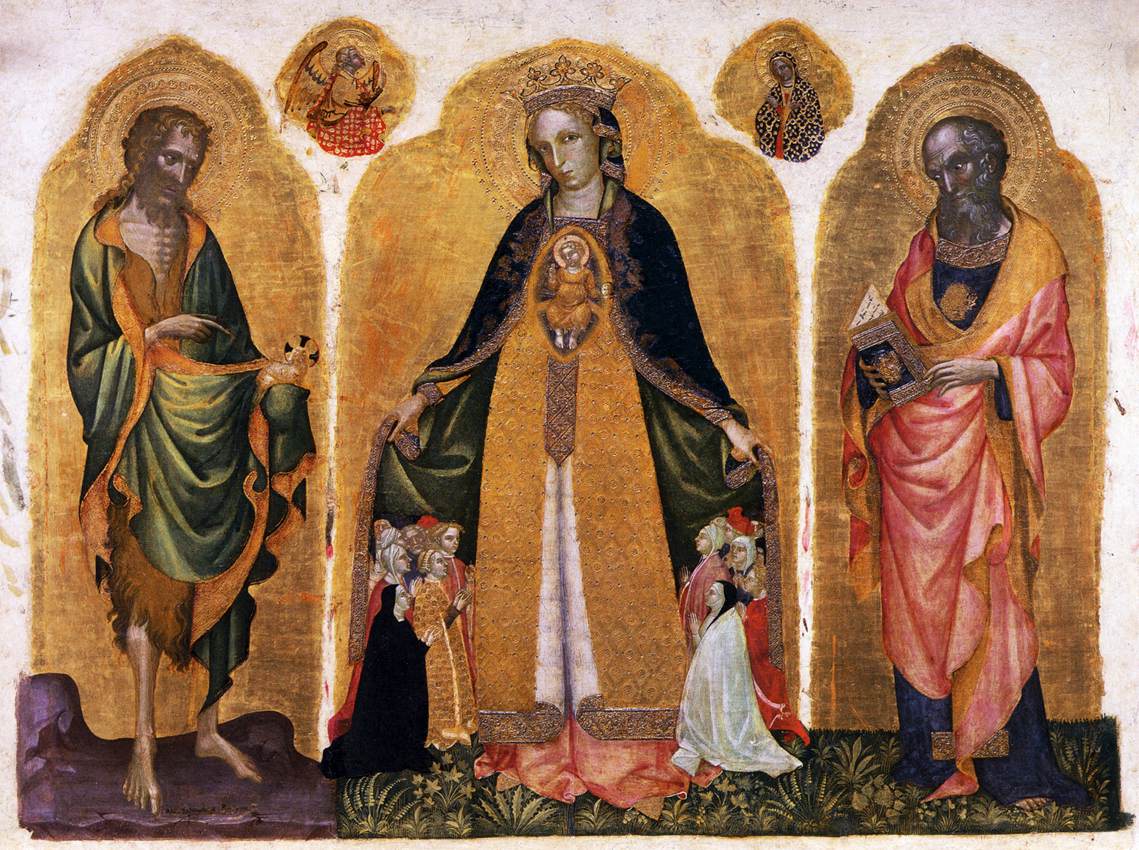 Triptych of the Madonna della Misericordia by JACOBELLO DEL FIORE