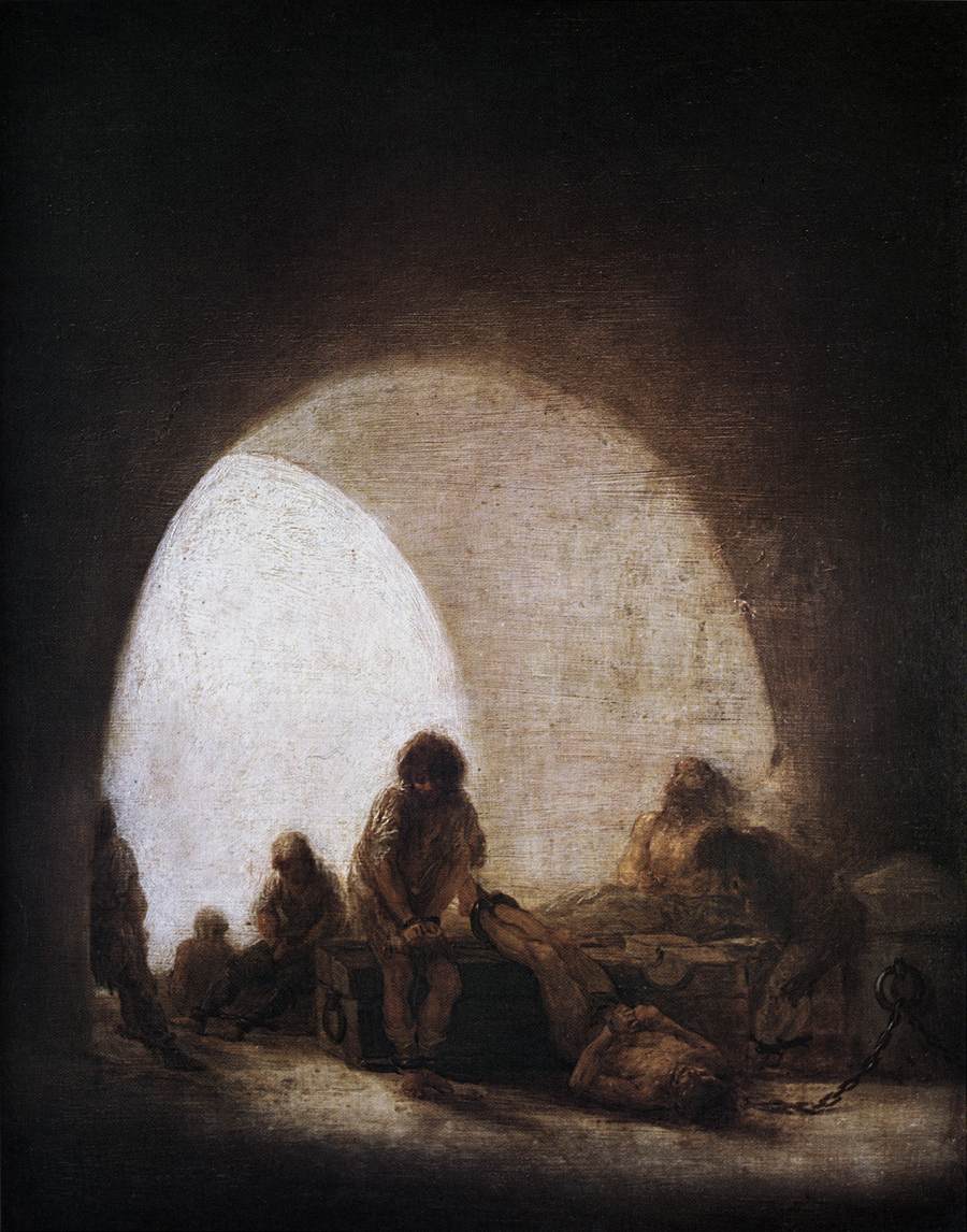 A Prison Scene by GOYA Y LUCIENTES, Francisco de