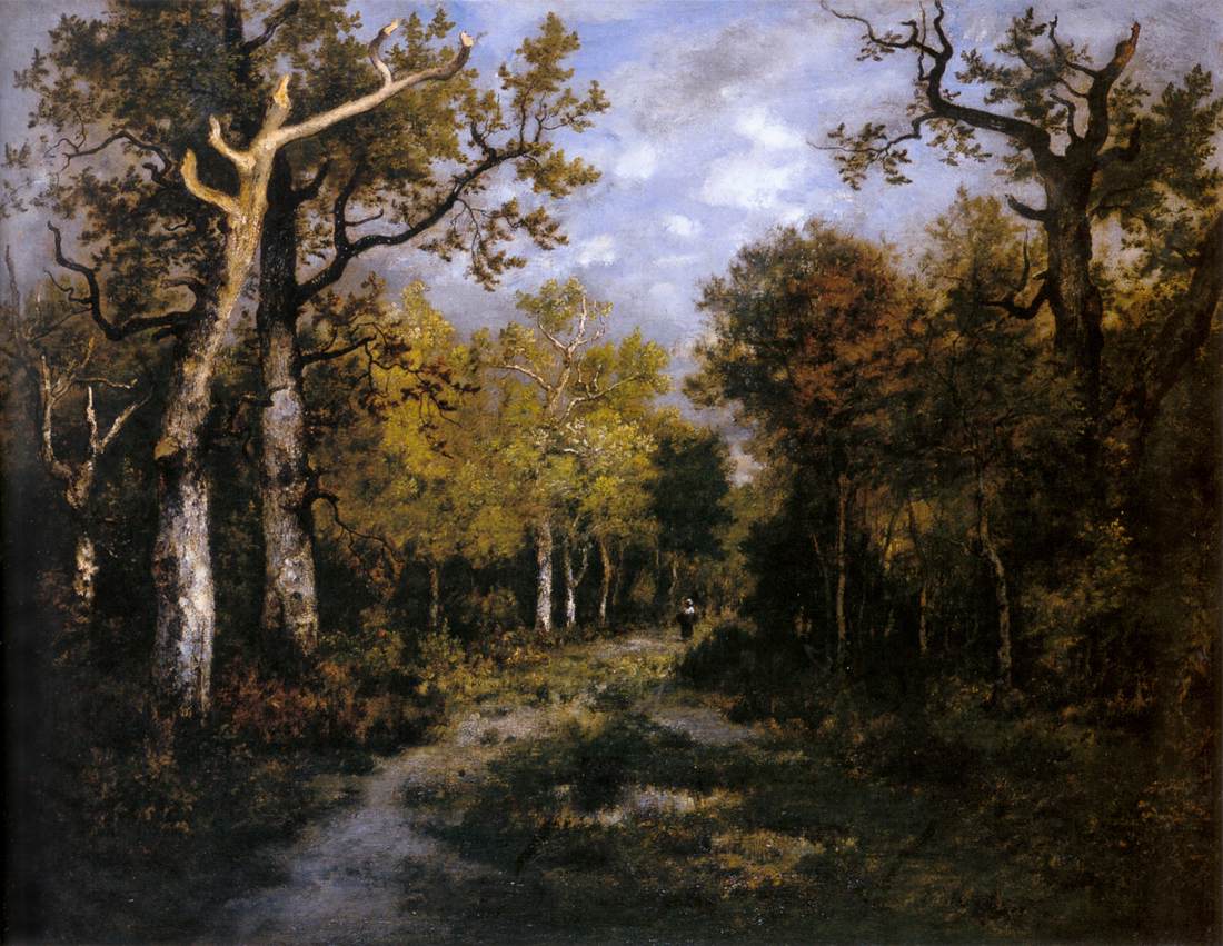 The Forest in Fontainebleau by DIAZ DE LA PEÑA, Narcisse Virgile