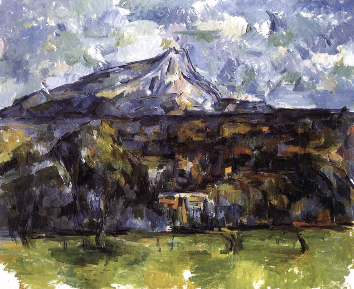 Mont Sainte-Victoire Seen from Les Lauves by CÉZANNE, Paul