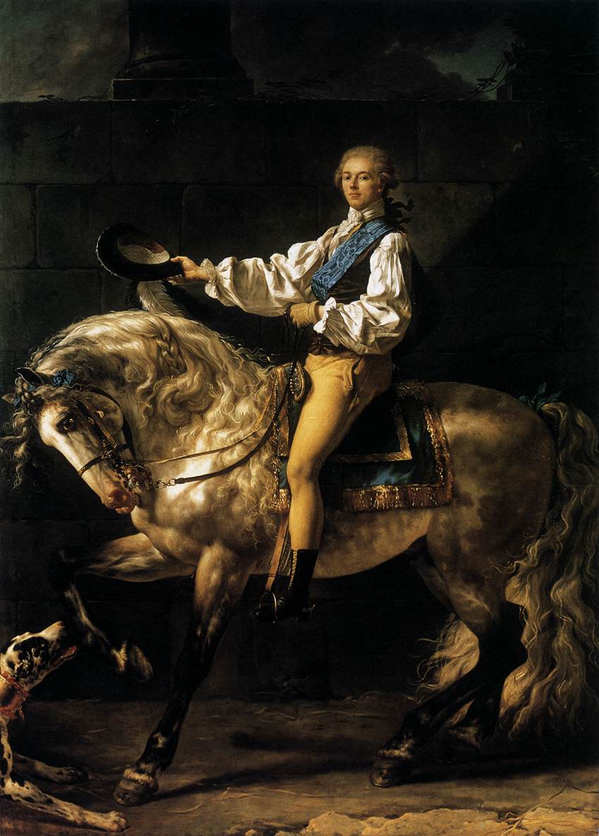 Count Potocki by DAVID, Jacques-Louis