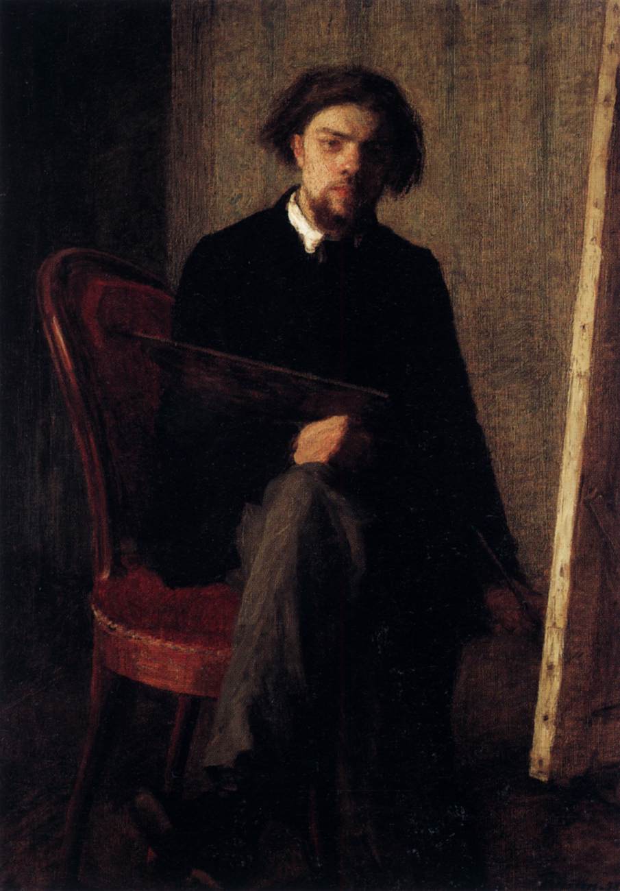 Self-Portrait by FANTIN-LATOUR, Henri