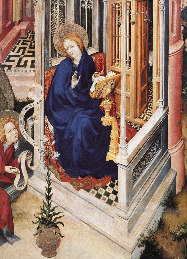 The Annunciation (detail) by