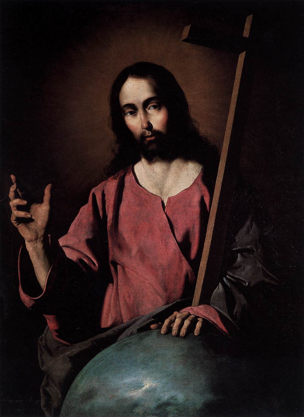 Christ Blessing by ZURBARÁN, Francisco de