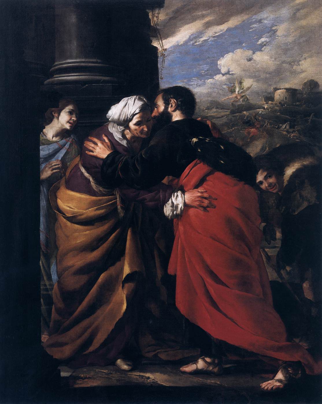 Meeting of Anne and Joachim at the Golden Gate in Jerusalem by