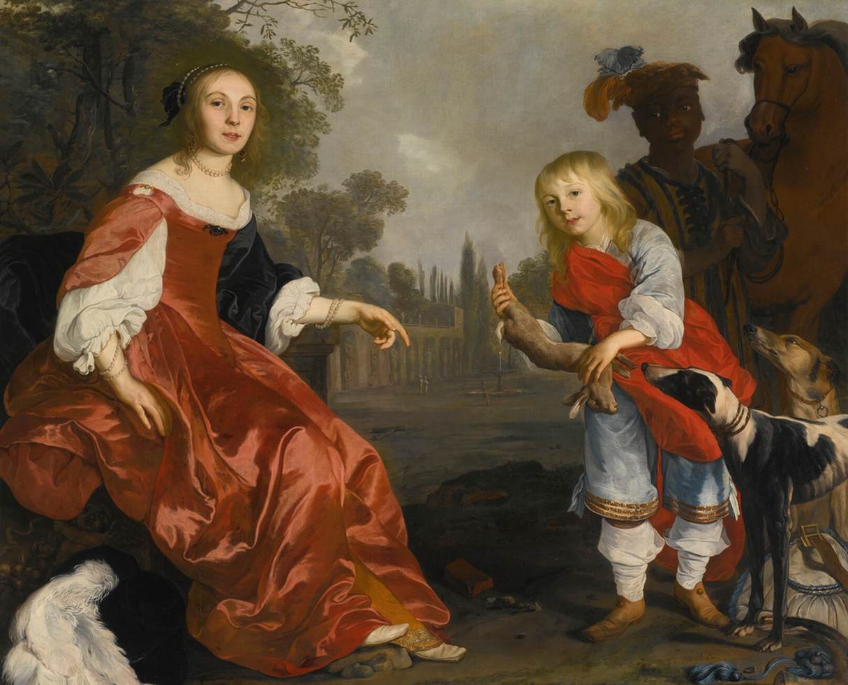 Portrait of Two Children by HELT STOCKADE, Nicolaes van