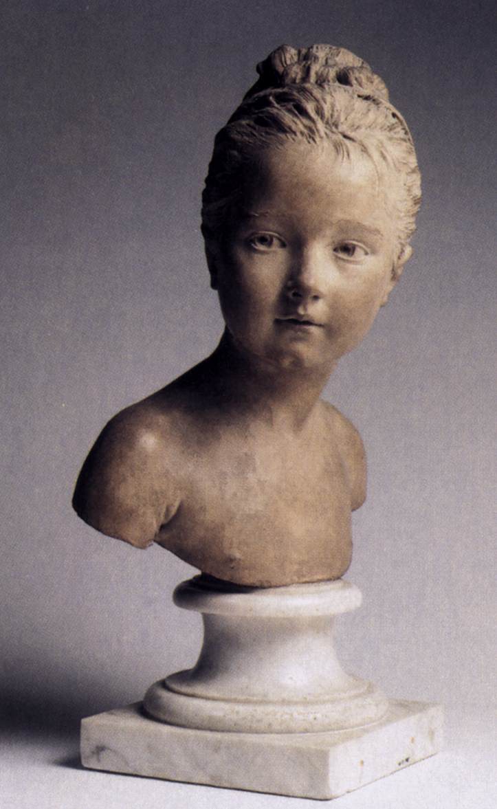 Louise Brongniart by HOUDON, Jean-Antoine