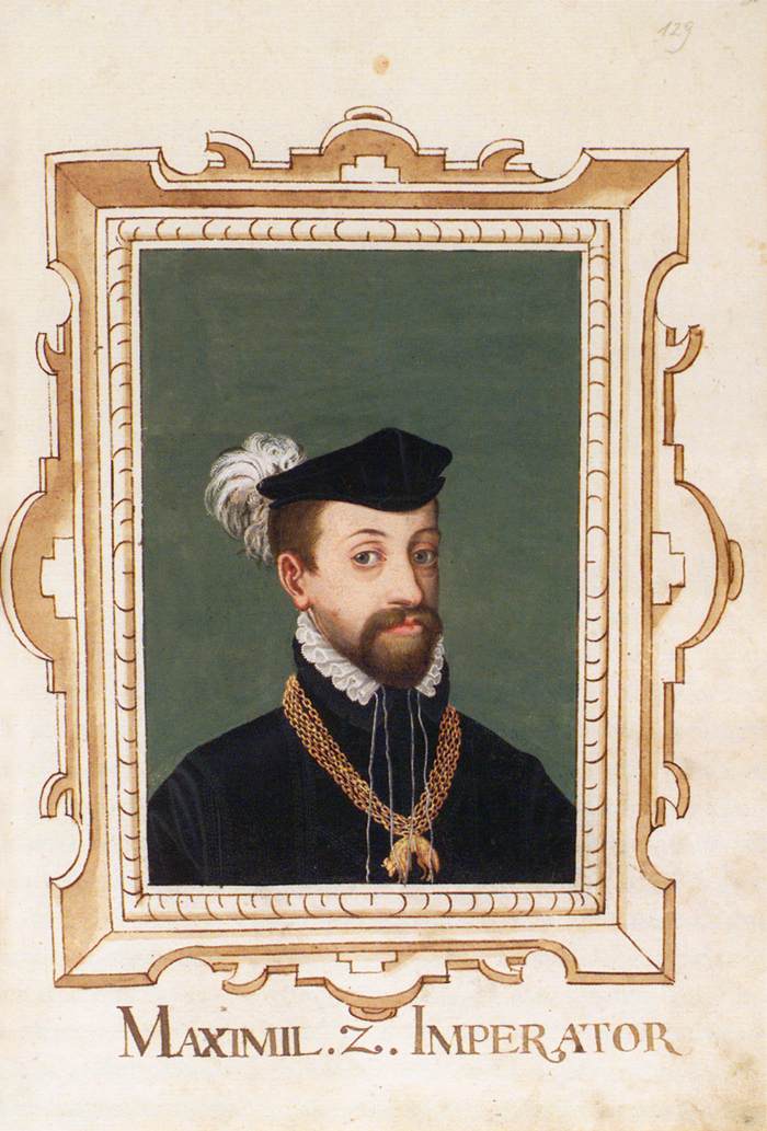 Portrait of Emperor Maximilian II by BECK VON LEOPOLDSDORF, Hieronymus