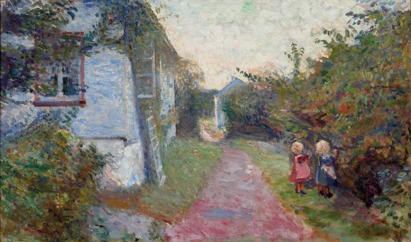 Summer Evening in Åsgårdstrand by MUNCH, Edvard