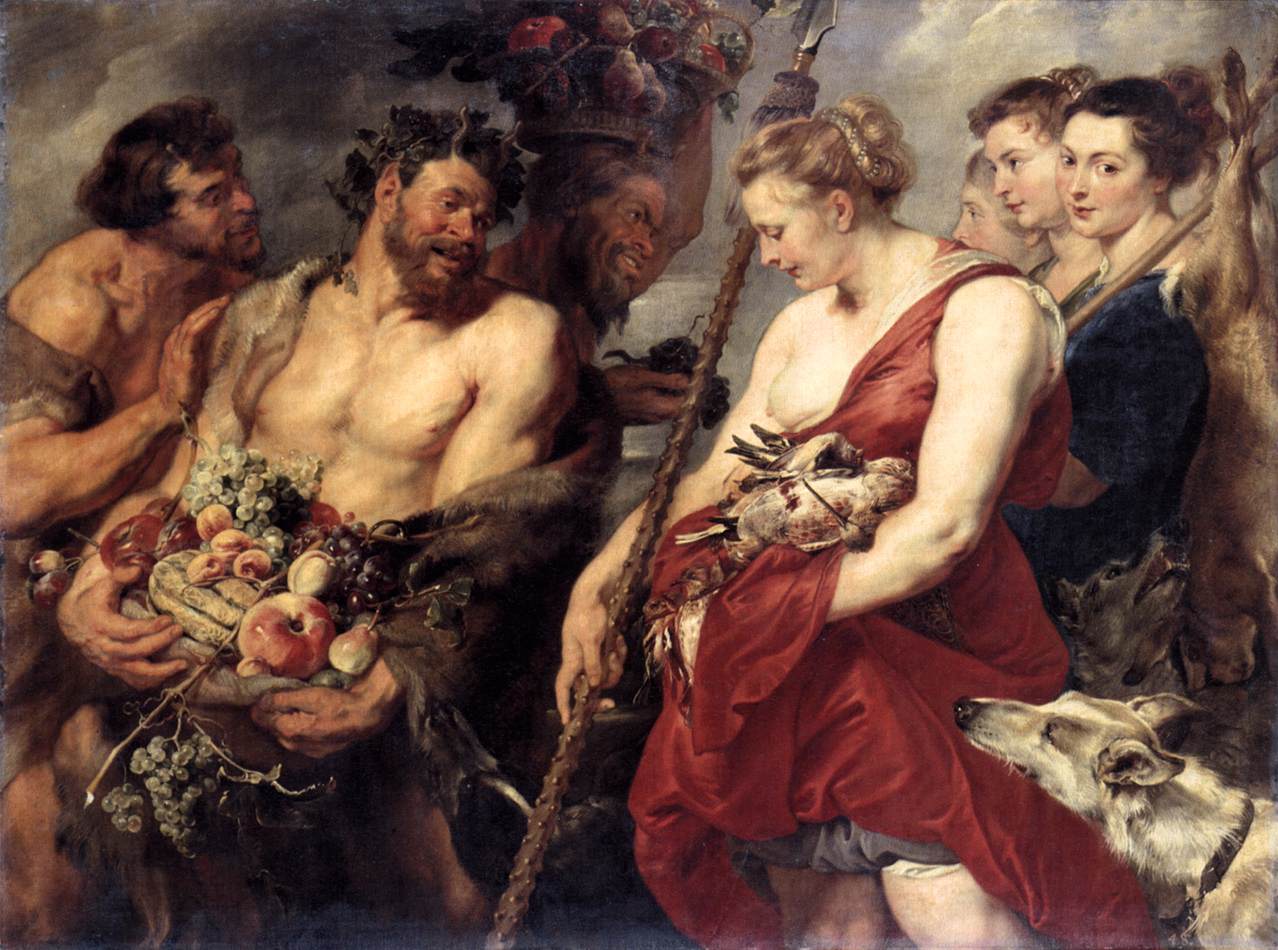 Diana Returning from Hunt by RUBENS, Peter Paul