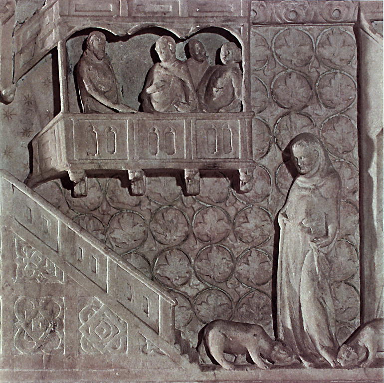 St Cerbone Being Thrown to the Bears (detail) by