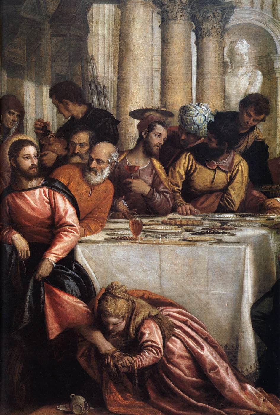 Feast at the House of Simon (detail) by