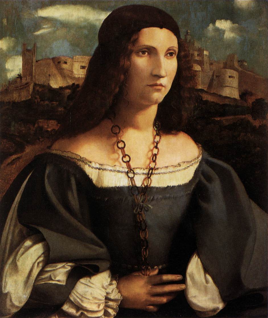 Portrait of Alda Gambara by MELONE, Altobello