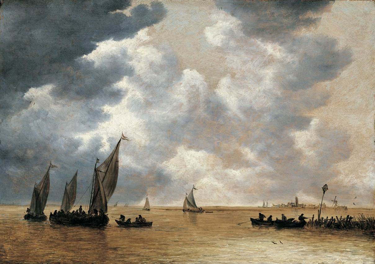 An Estuary Scene by GOYEN, Jan van