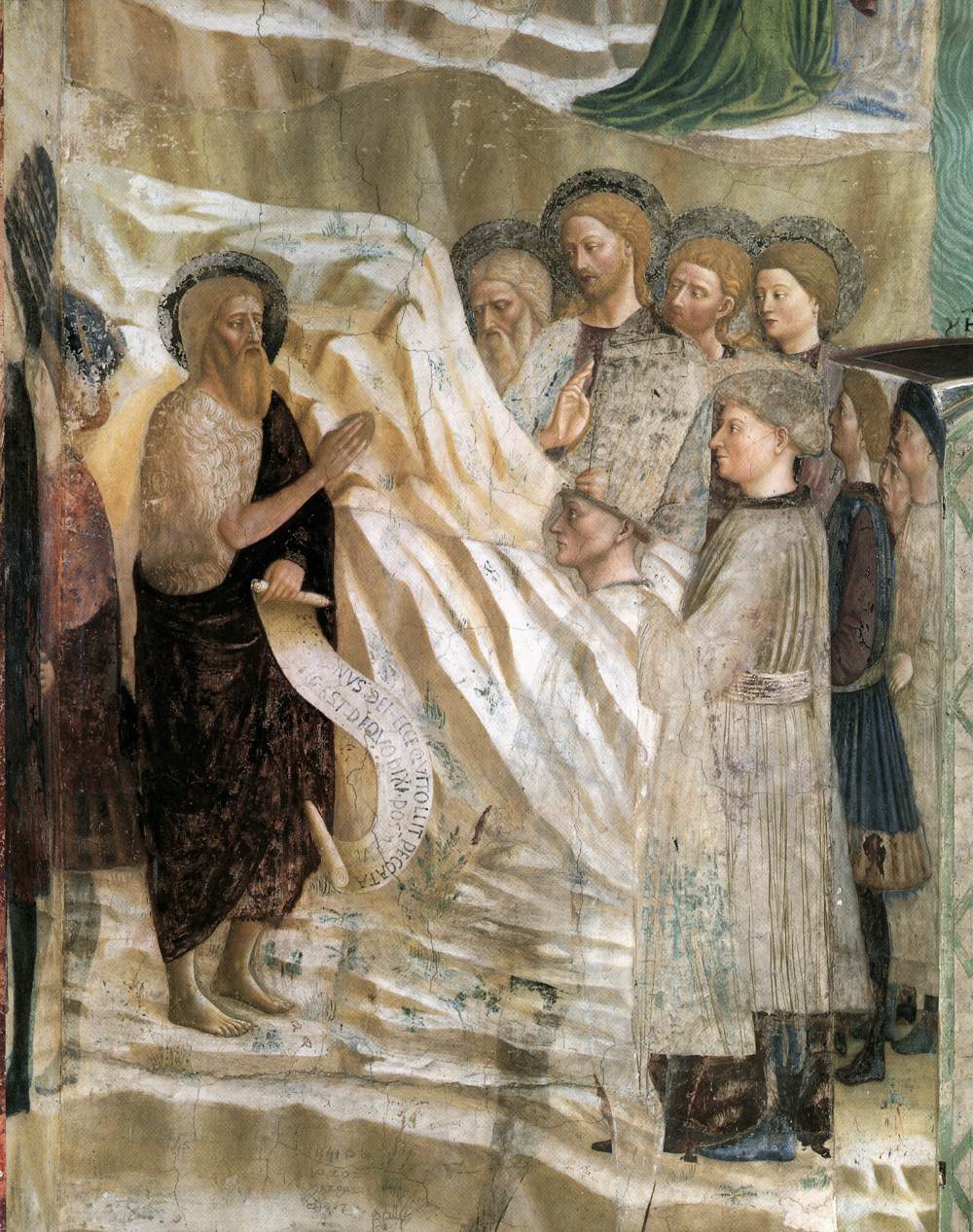 The Baptist's Sermon at the Jordan by MASOLINO da Panicale