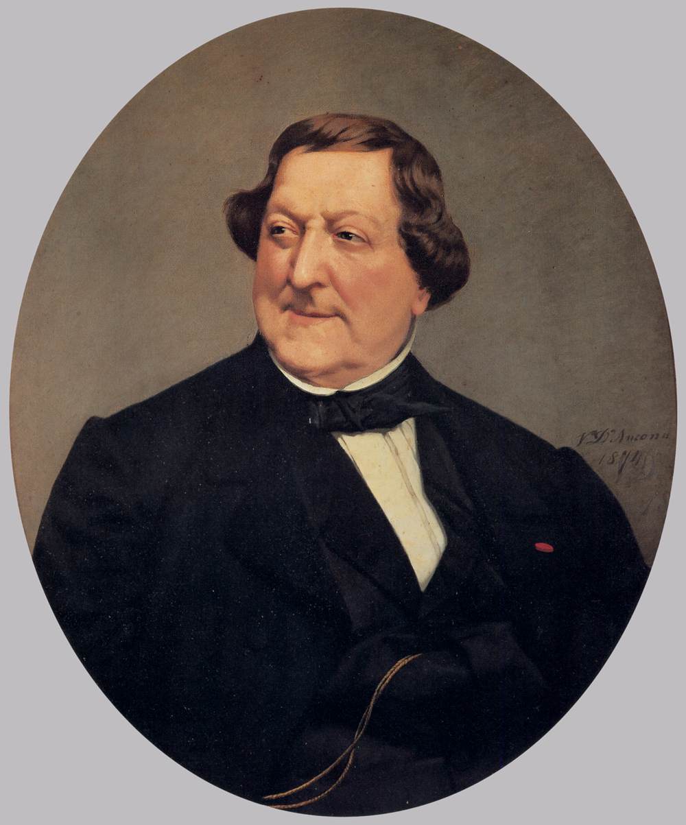 Portrait of Gioacchino Rossini by