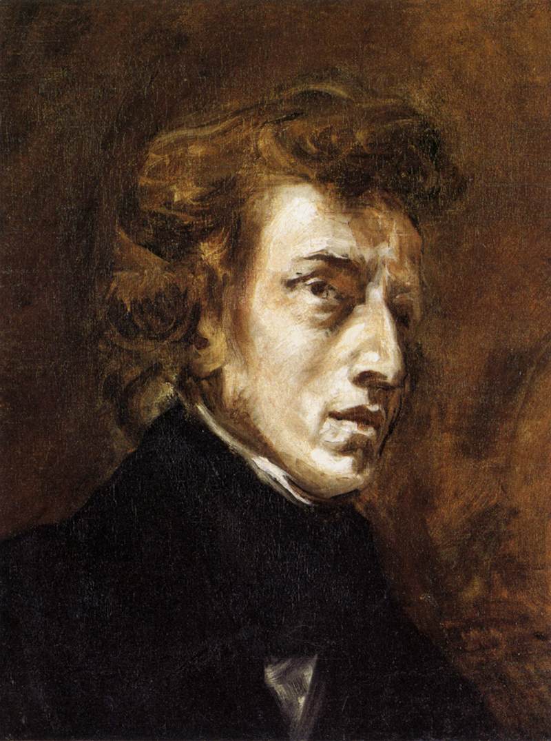 Frédéric Chopin by DELACROIX, Eugène