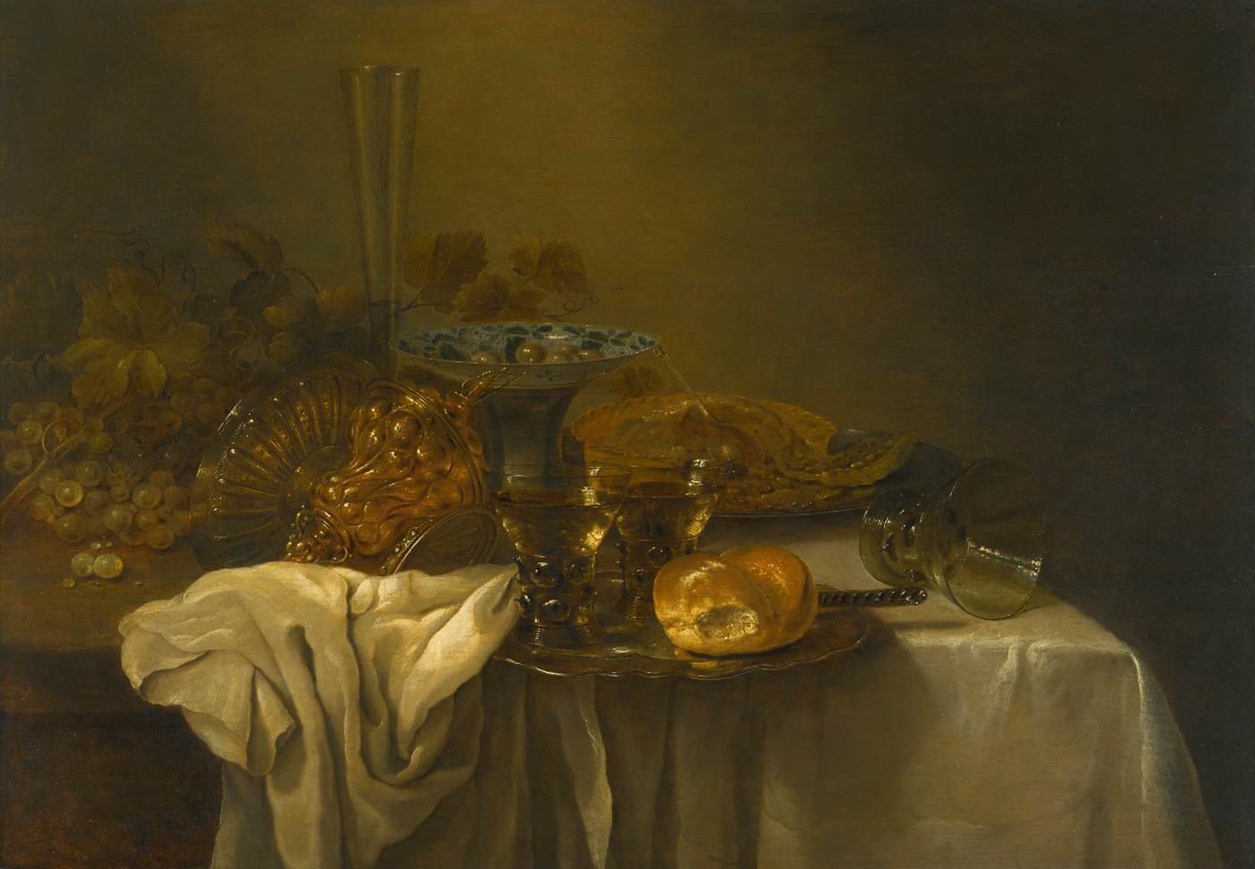 Still-Life with an Overturned Silver Tazza by