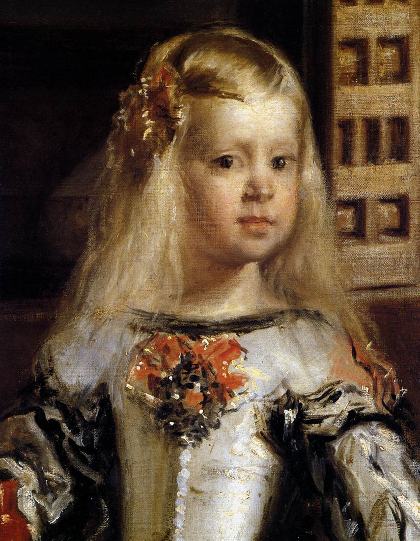 Las Meninas (detail) by VELÁZQUEZ, Diego Rodriguez de Silva y