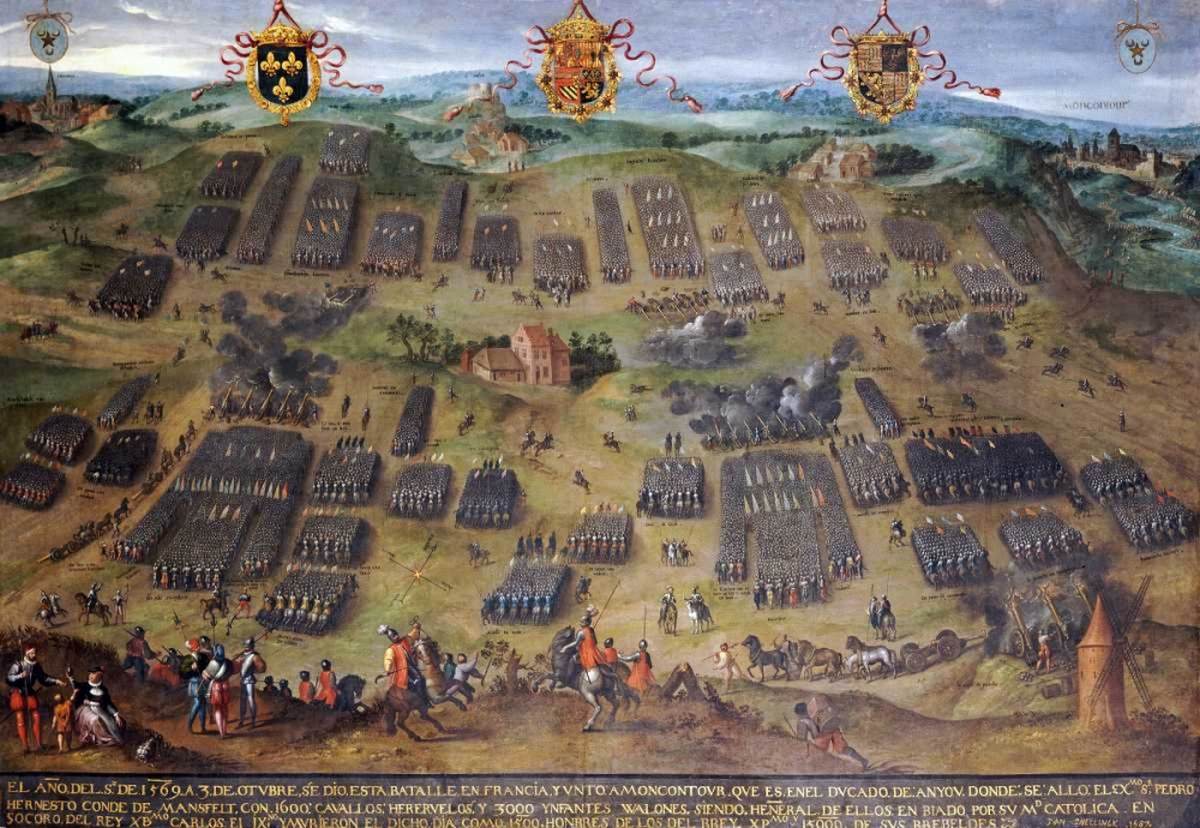 The Battle of Moncontour, 30 October 1569 by