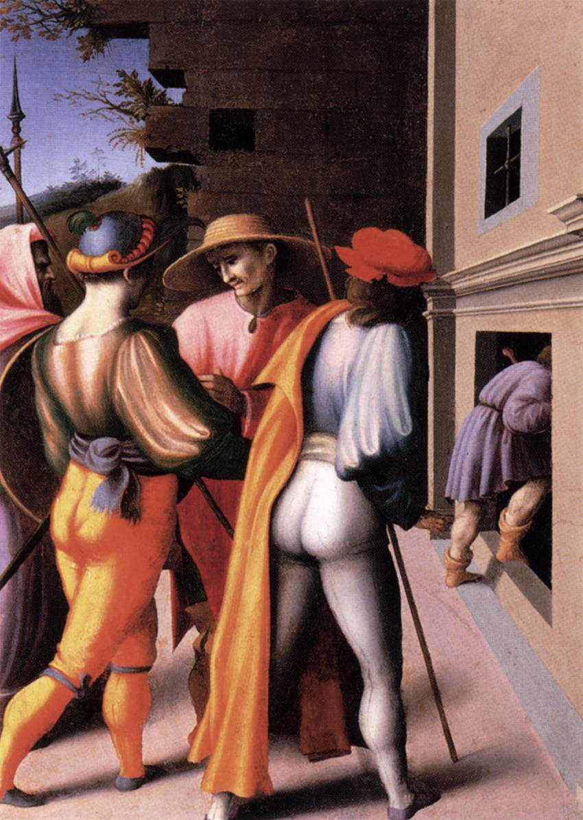 Scenes from the Story of Joseph: The Arrest of His Brethren by BACCHIACCA