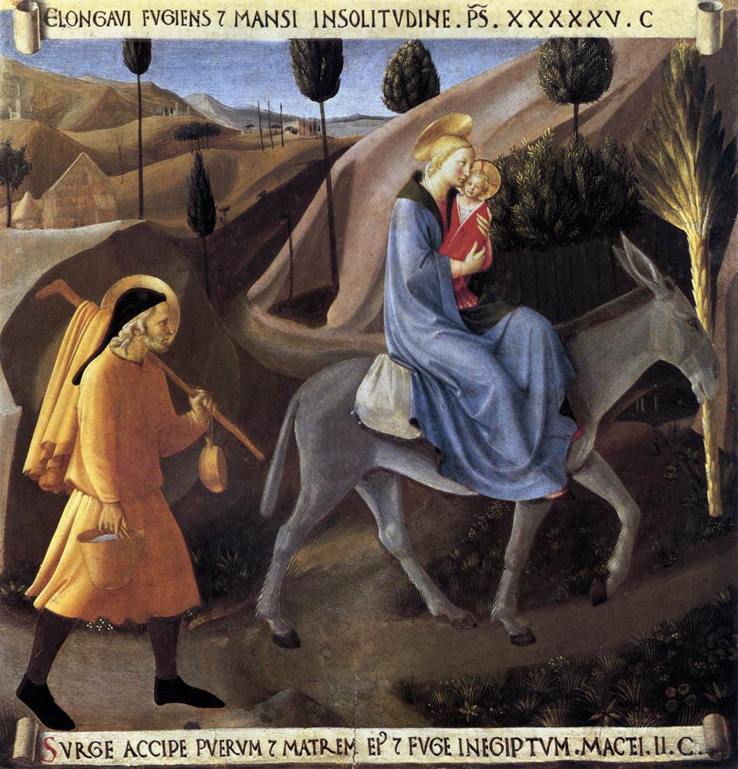 Flight into Egypt by ANGELICO, Fra