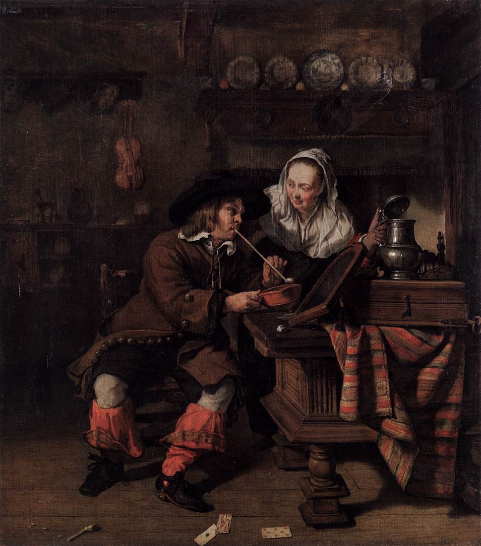 Tavern Scene by METSU, Gabriel