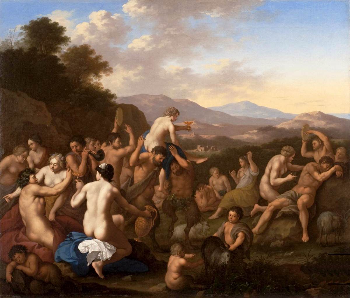 A Bacchanal in an Extensive Landscape by