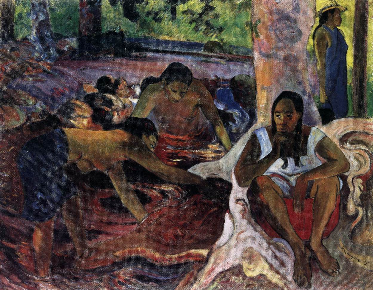 Fisherwomen of Tahiti by GAUGUIN, Paul