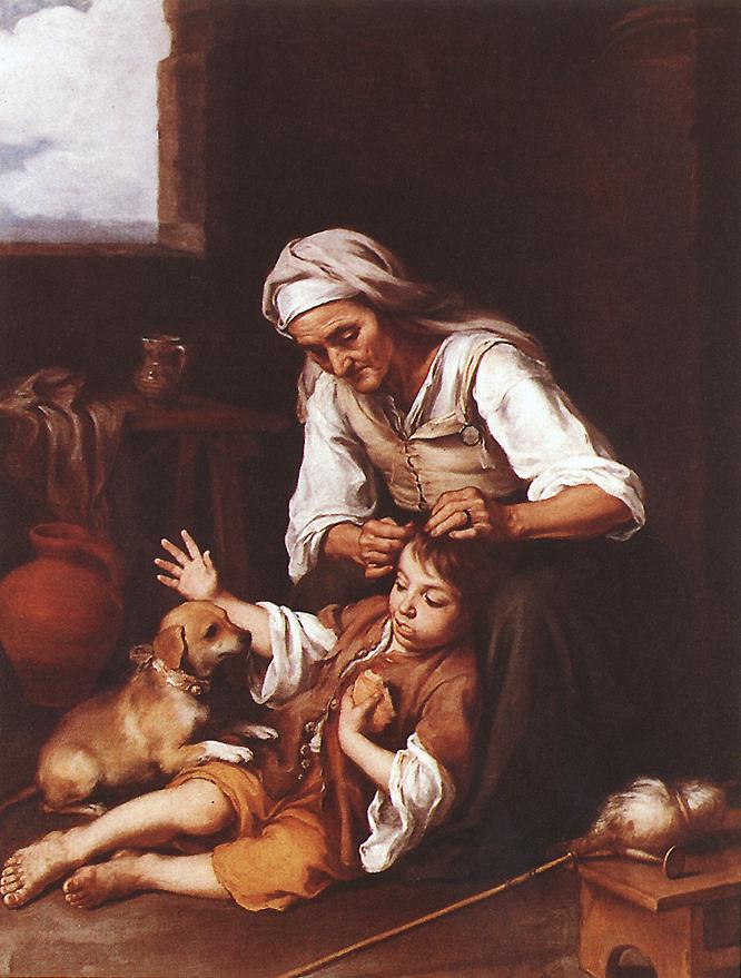 The Toilette by MURILLO, Bartolomé Esteban