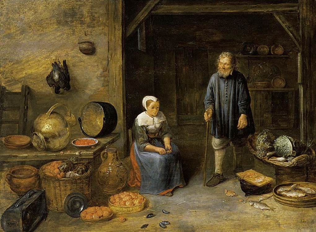 A Barn Interior by TILBORGH, Gillis van