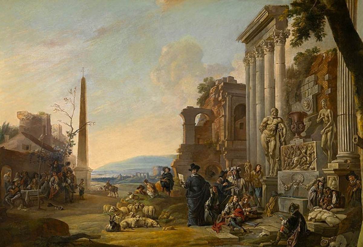 The Study of Art in Rome by GOUBAU, Anton