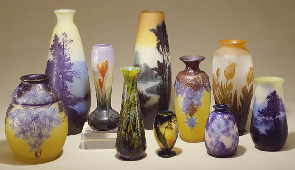 Art Nouveau vases by