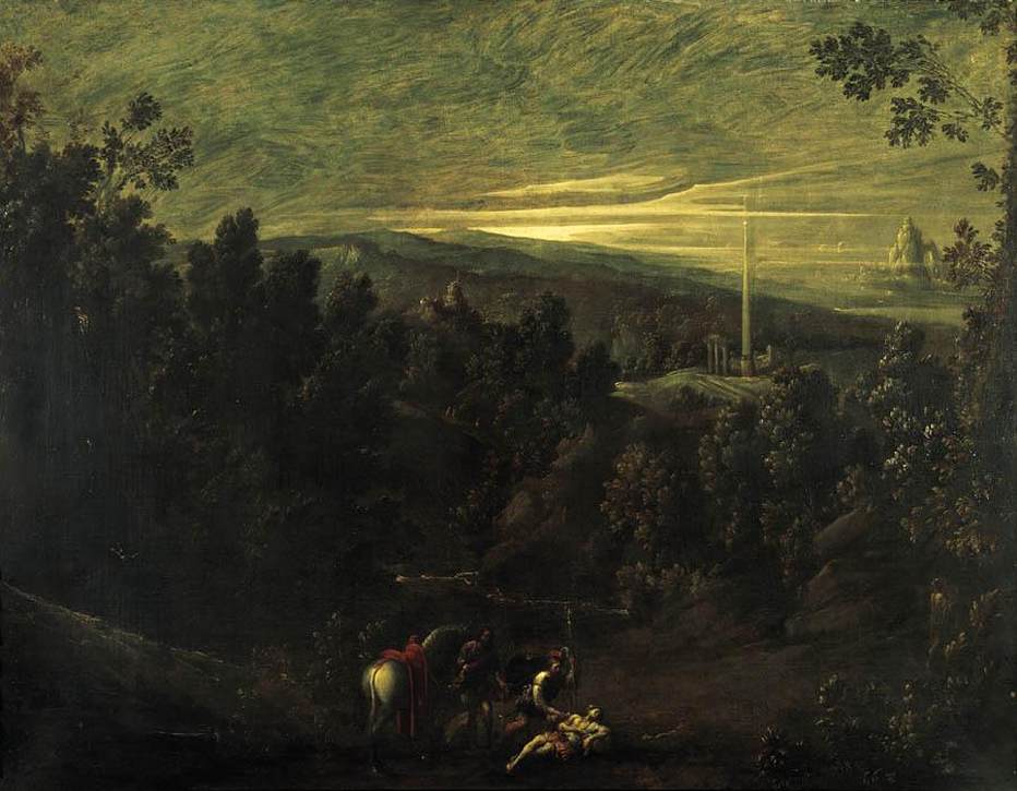 Landscape with the Good Samaritan by MASTELLETTA