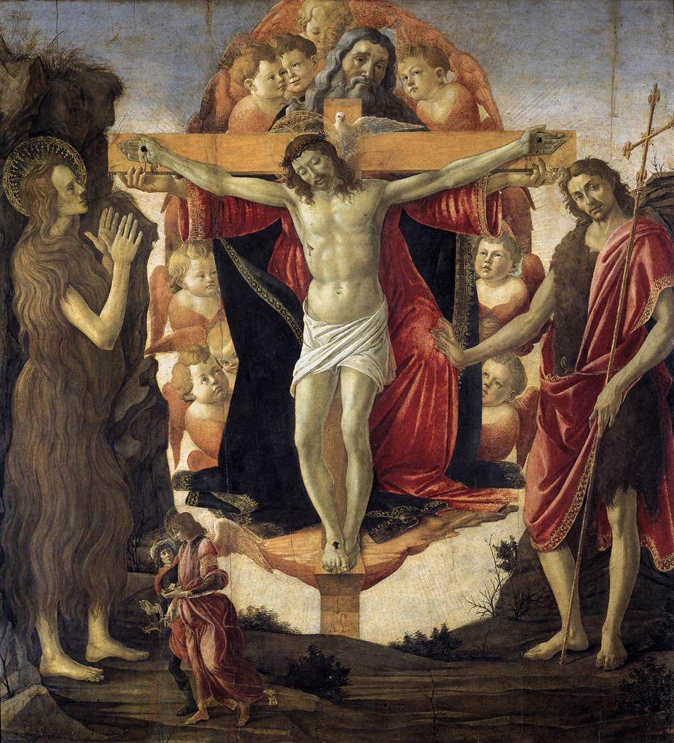 Holy Trinity (Pala della Convertite) by BOTTICELLI, Sandro