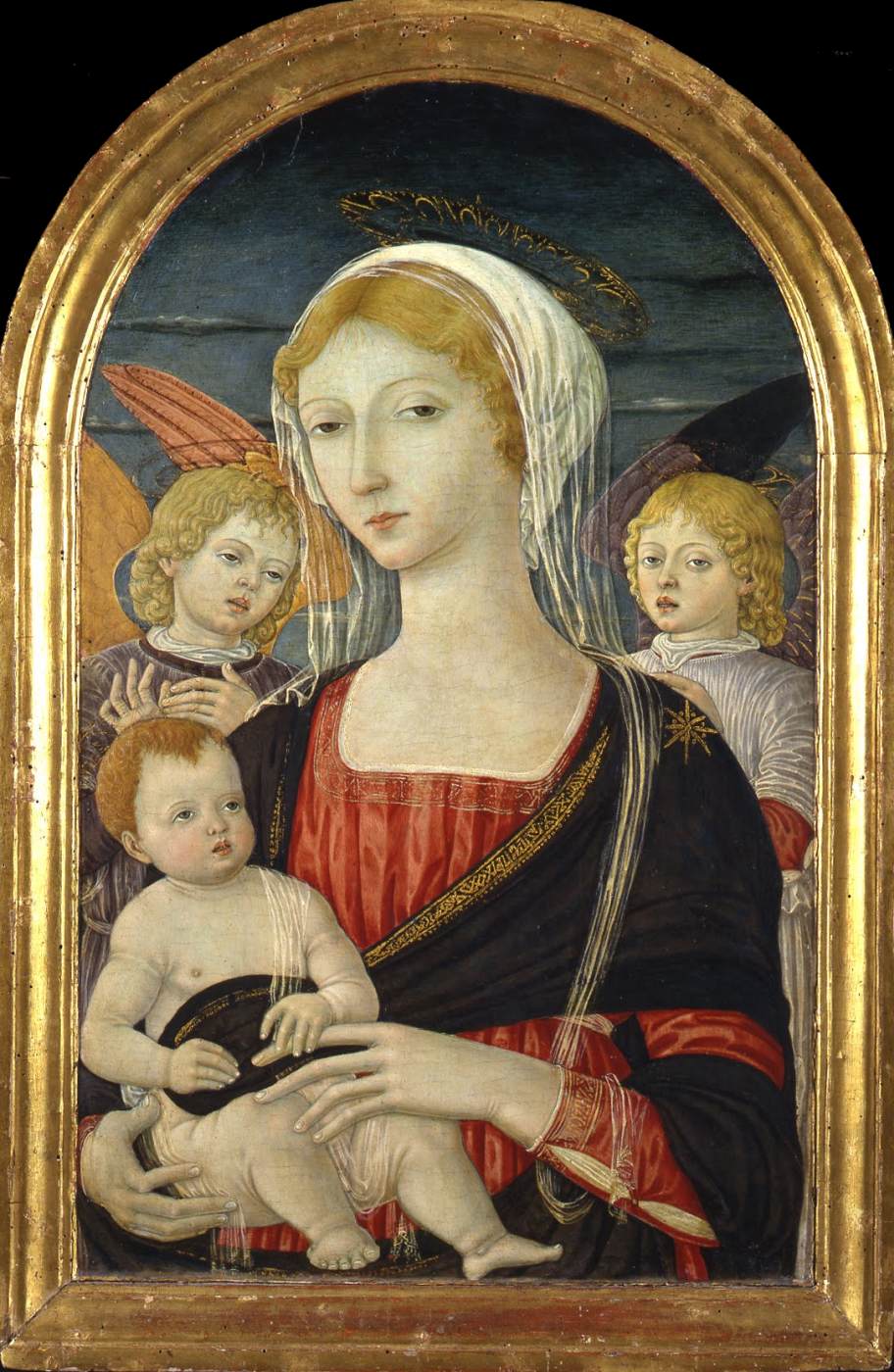 Virgin with Child and Angels by MATTEO di Giovanni