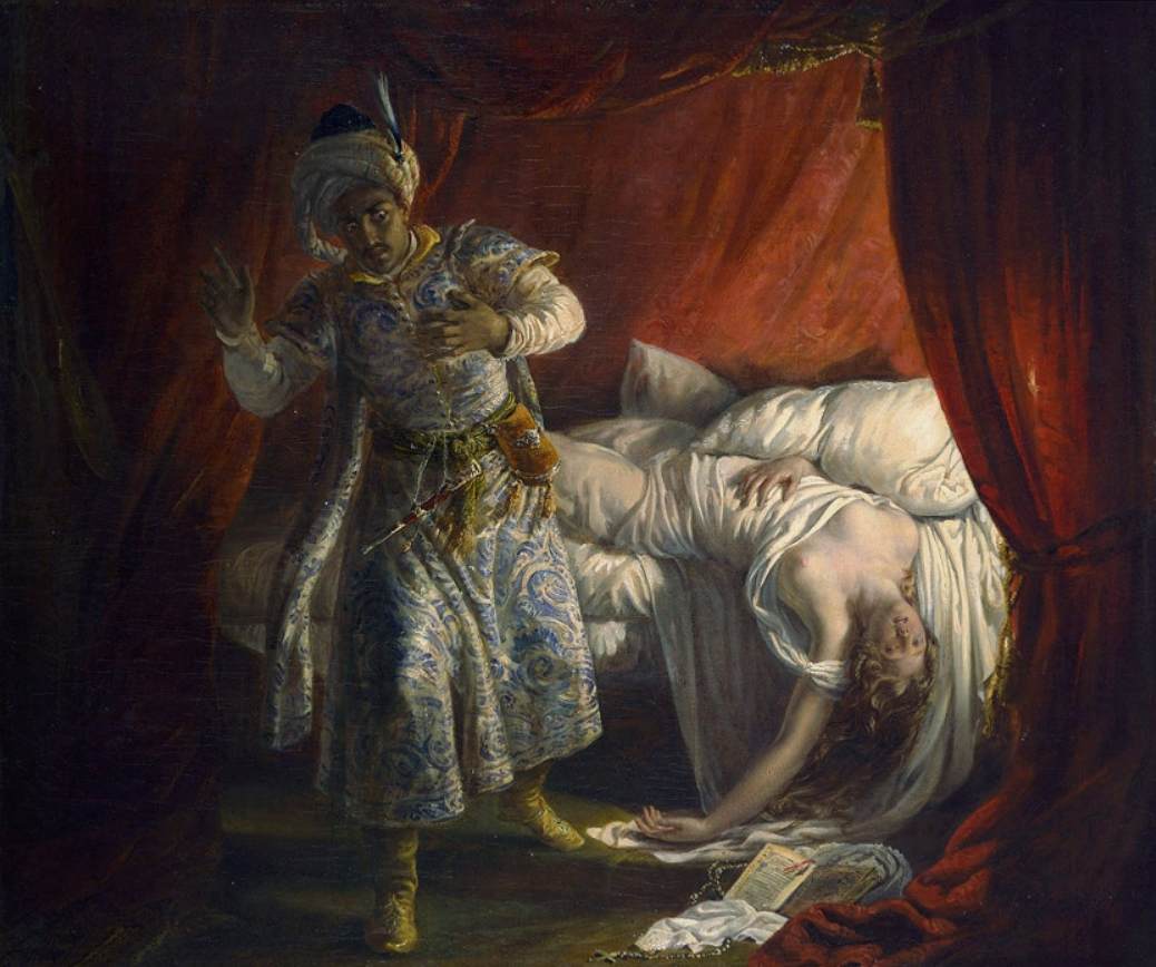 Othello and Desdemona by COLIN, Alexandre-Marie