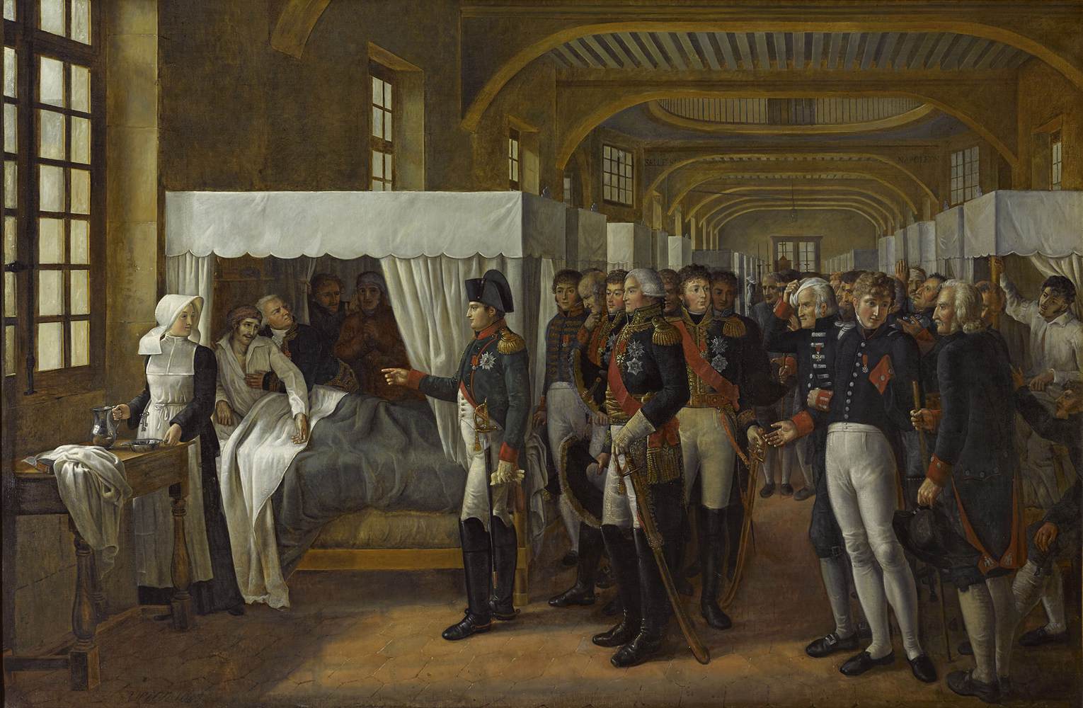 Napoleon Visiting the Infirmerie des Invalides by