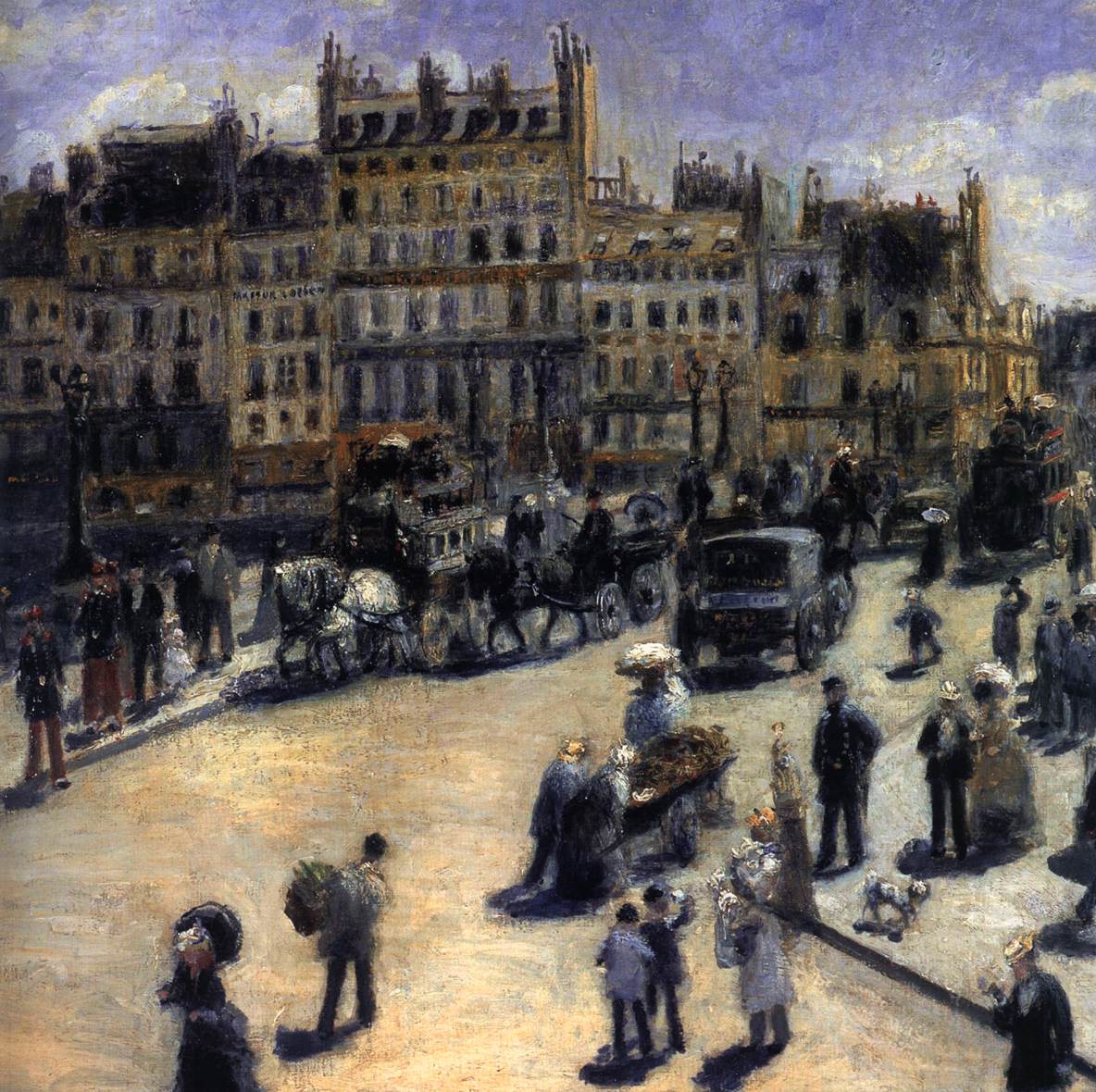 Pont Neuf in Paris (detail) by NOORT, Adam van