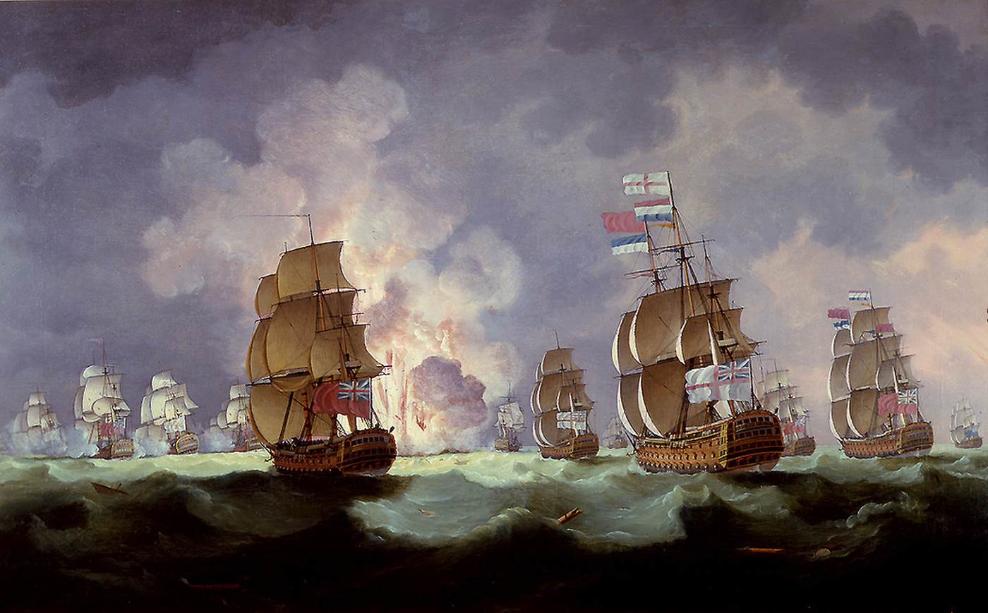 Engagement between Sir George Brydges Rodney and the Spanish Squadron by