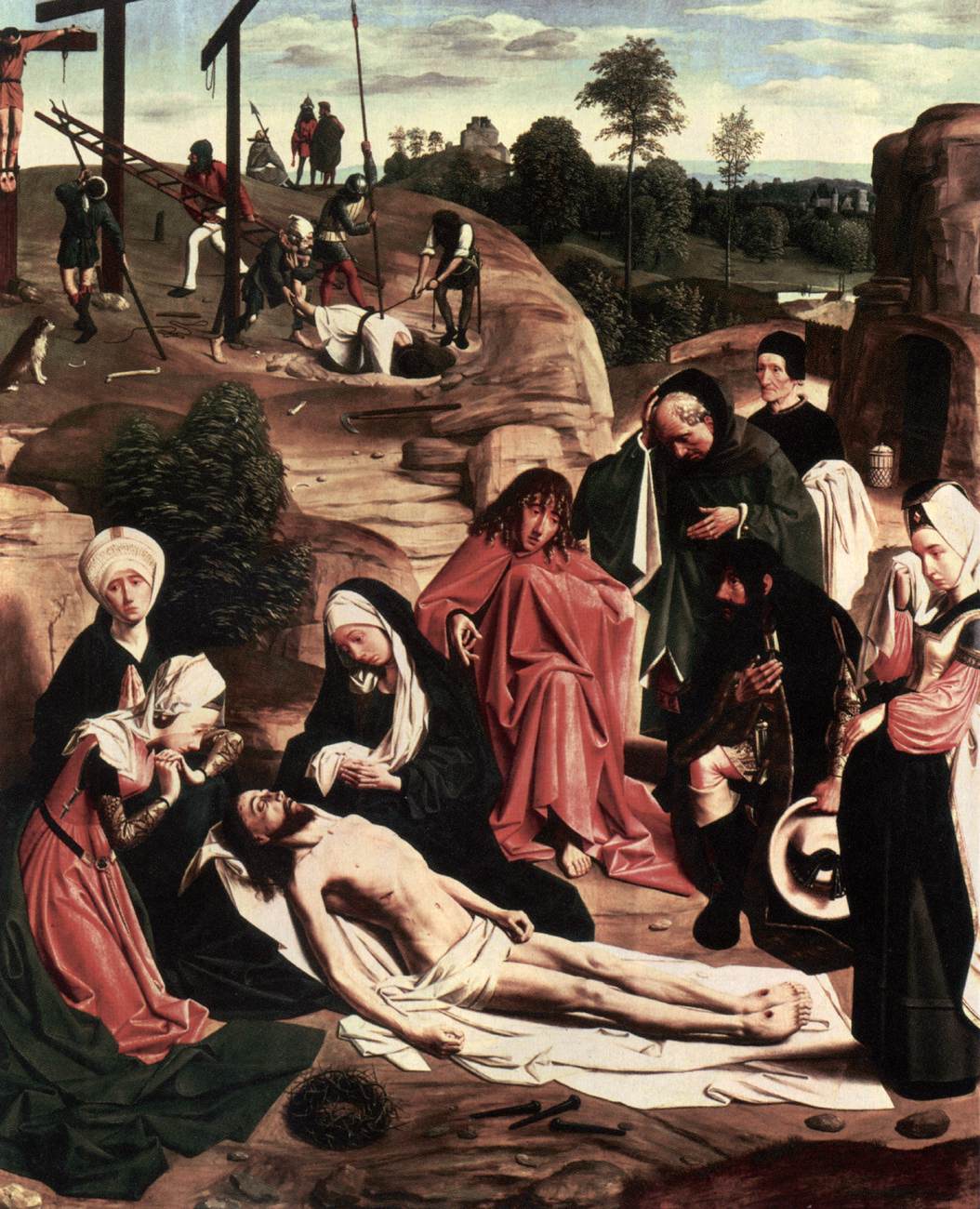 Lamentation over the Dead Christ by GEERTGEN tot Sint Jans