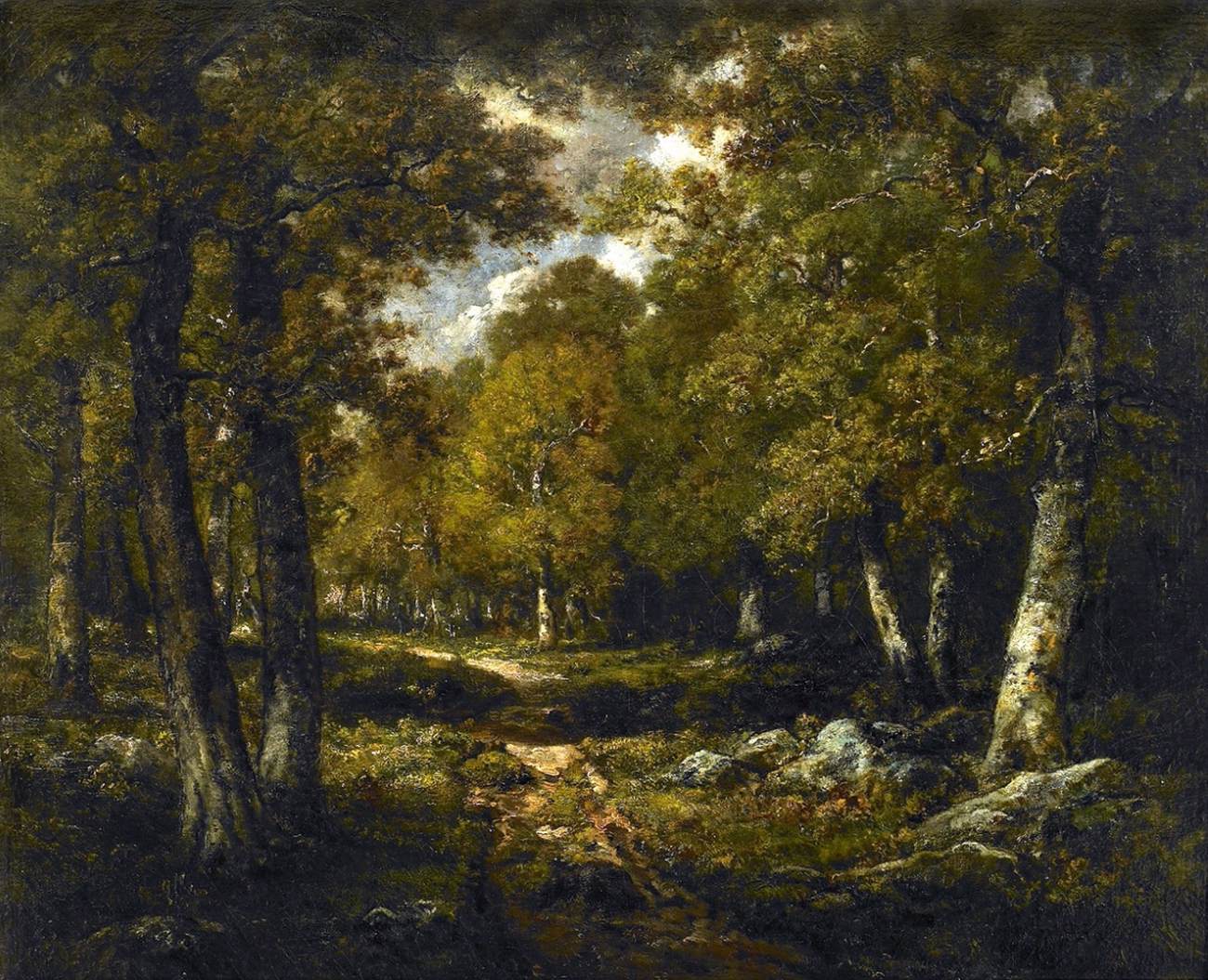 Clearing in the Woods by DIAZ DE LA PEÑA, Narcisse Virgile