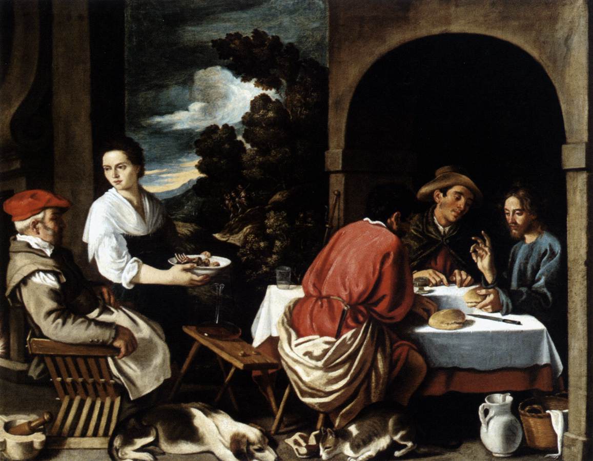 The Supper at Emmaus by ORRENTE, Pedro