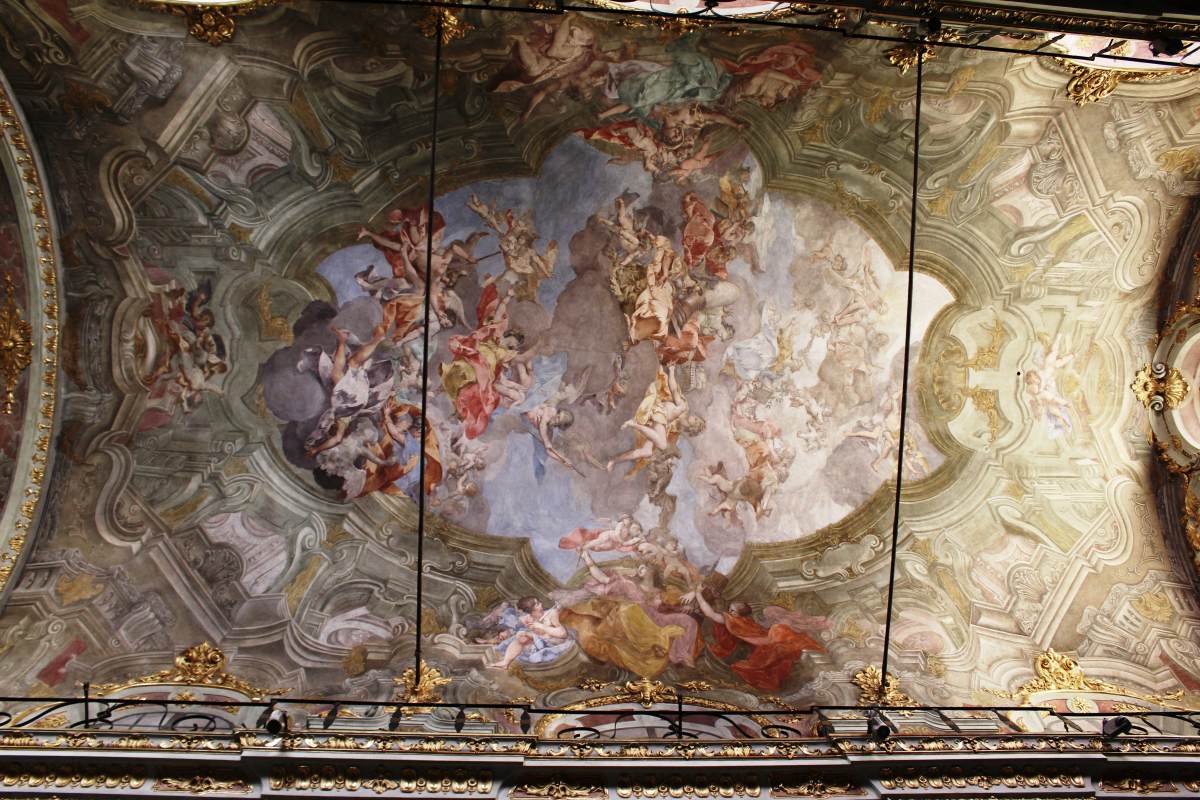 Ceiling decoration by GALEOTTI, Sebastiano